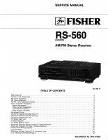 Fisher RS-560 - Schematic